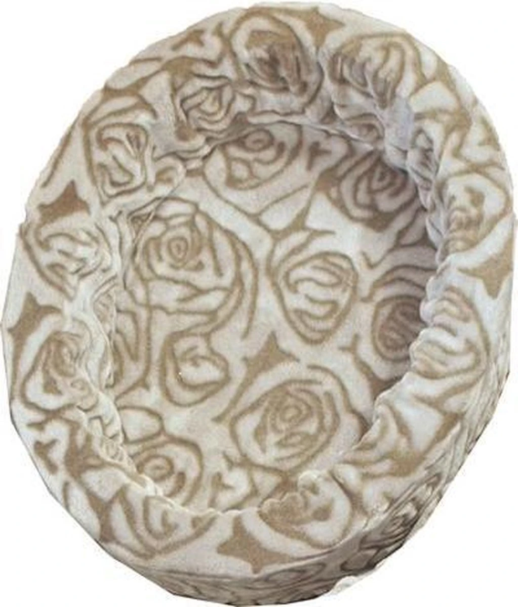 NapZZZ Hondenmand Teddy Roosprint Taupe No 3: 66 X 56 X 18 Cm 4 NapZZZ Hondenmand Teddy Roosprint Taupe No 3: 66 X 56 X 18 Cm - Afbeelding 2