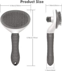 Igoods Kattenborstel - Kattenhaar Verwijderaar - Ontpluizer - Grijs -Huisdier Benodigdheden 1050x1200 1