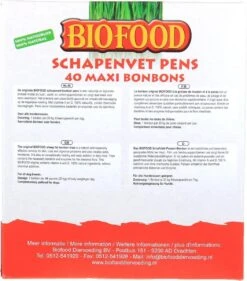 Biofood BF Petfood Schapenvet Bonbons Pens 40 Stuks -Huisdier Benodigdheden 1055x1200