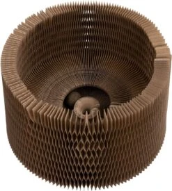 District 70 MAZE 3-in-1 Opvouwbare Kartonnen Kattenmand - Inclusief Catnip Balletje - Voor Slapen, Spelen En Krabben! -Huisdier Benodigdheden 1079x1200 1