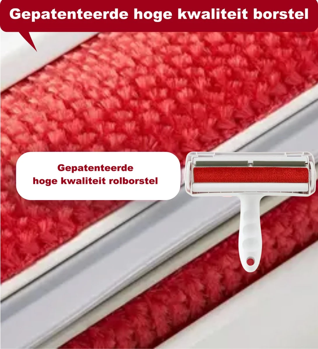 Huisdier Borstel | Huisdierhaar Verwijderaar | Pluizenborstel | Ontharingsborstel | Hondenborstel | Kattenhaar Verwijderaar | Able & Borret 7 Huisdier Borstel | Huisdierhaar Verwijderaar | Pluizenborstel | Ontharingsborstel | Hondenborstel | Kattenhaar Verwijderaar | Able & Borret - Afbeelding 5