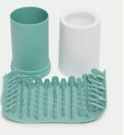 Merkloos Hondenpoten Reiniger - Hond - Kat - Hondenborstel - Grijs -Huisdier Benodigdheden 1104x1200