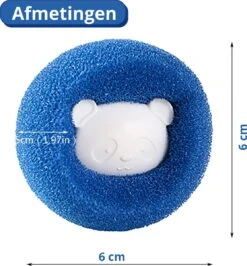 Merkloos Wasdrogerbollen - Haarverwijderaar Huisdieren - Haarvanger Wasmachine - Wasbollen - Drogerbollen - 4 Keer -Huisdier Benodigdheden 1115x1200