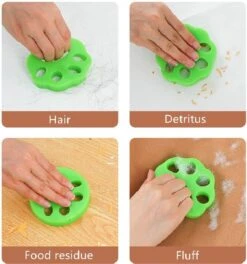 Merkloos Wasmachine Herbruikbare Haarverwijderaar - Huisdierhaar Verwijderaar - Anti Haren - Accessoires Wasmachine - Groen - 1 Stuks -Huisdier Benodigdheden 1121x1200