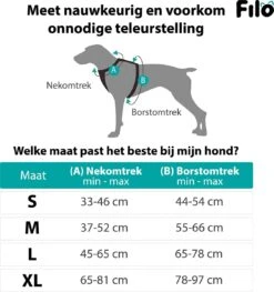 Filo Anti Trek Hondentuig L Met Hondenriem - Y Tuig Hond - Easy Walk Hondenharnas Large + Hondenlijn - Hondentuigje Verstelbaar - Leiband - Honden Tuigje - Riem -Huisdier Benodigdheden 1128x1200