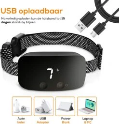 Salvano Anti Blafband - Blafband Voor Honden - Opvoedingshalsbanden - Voor Kleine En Grote Honden - Anti Blafband Zonder Schok- Oplaadbaar - Anti Blaf Apparaat - Blafband - Diervriendelijk -Huisdier Benodigdheden 1156x1200 2