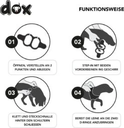 DDOXX Borstharnas Air Mesh, Step-In, Reflecterend | Vele Kleuren | Voor Kleine, Middelgrote En Middelgrote Honden | Hondenharnas Hond Kat Puppy | Kattenharnas Puppy Harnas | Zwart, M -Huisdier Benodigdheden 1161x1200 3