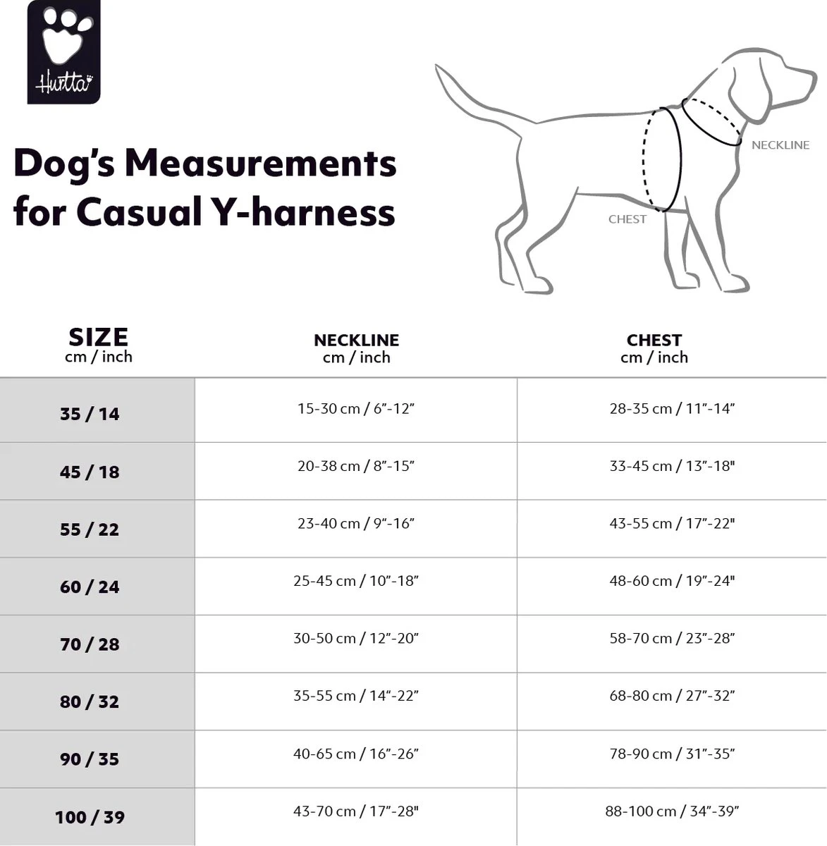 Hurtta Padded Tuig Y-Model Zwart - Hondenharnas - 60 Cm 10 Hurtta Padded Tuig Y-Model Zwart - Hondenharnas - 60 Cm - Afbeelding 8