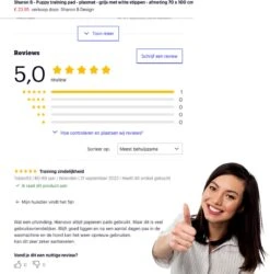 Sharon B - Puppy Training Pad - Plasmat - Beige Met Botjesprint - 80x90 Cm - Hondentoilet - Herbruikbaar - Wasbaar -Huisdier Benodigdheden 1185x1200 3