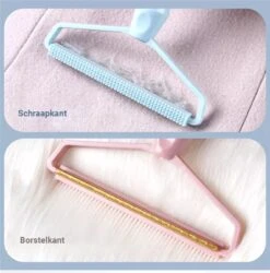 PRO-Deals | Dierenhaar Verwijderen - Haar Verwijderen - Type 2 - Kleur Roze - Kattenharen - Vachtverzorging - Hondenharen - Pluizenverwijderaar - Haaruitval - Kledingreiniger -Huisdier Benodigdheden 1187x1200 2