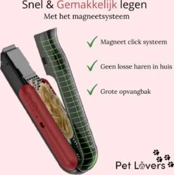 Pet Lovers - Hondentondeuse - Hondentondeuse - Automatische Inhalerende Haren - Dierentondeuse - Hondentrimmer - Hondentondeuse Dikke Vacht - Tondeuse Voor Honden - Hondentondeuse - Draadloos - 2 Opzetkammen - Honden En Katten Tondeuse -Huisdier Benodigdheden 1196x1200 1