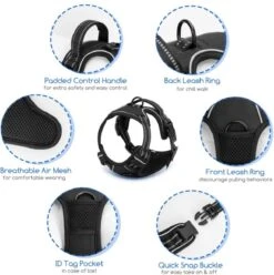 Nobleza 42ZHY - Hondenharnas - Hondentuigje - Anti Trek - L - Zwart 17 Nobleza 42ZHY - Hondenharnas - Hondentuigje - Anti Trek - L - Zwart -Huisdier Benodigdheden 1196x1200 9