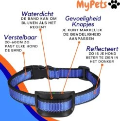 MyPets™ Anti-blafband - Anti Blaf Apparaat - Voor Kleine Honden En Grote Honden - Diervriendelijk - Opvoedingshalsband - Trainingshalsband - 2022/2023 Versie - Inclusief Batterijen -Huisdier Benodigdheden 1197x1200 4