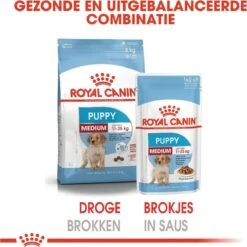 Royal Canin Shn Medium Puppy Pouch - Hondenvoer - 10 X 140 G -Huisdier Benodigdheden 1198x1200 5
