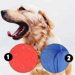 Ecco - Honden- En Kattenbed Met Kussen | Binnenmaat: 130x100 / Buitenmaat: 145x115cm - Beige / Zwart -Huisdier Benodigdheden 1199x1200 13