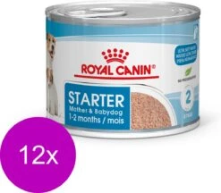 Royal Canin Starter Mousse Mother & Babydog - Puppy-Hondenvoer - 12 X 195 G -Huisdier Benodigdheden 1200x1047 5