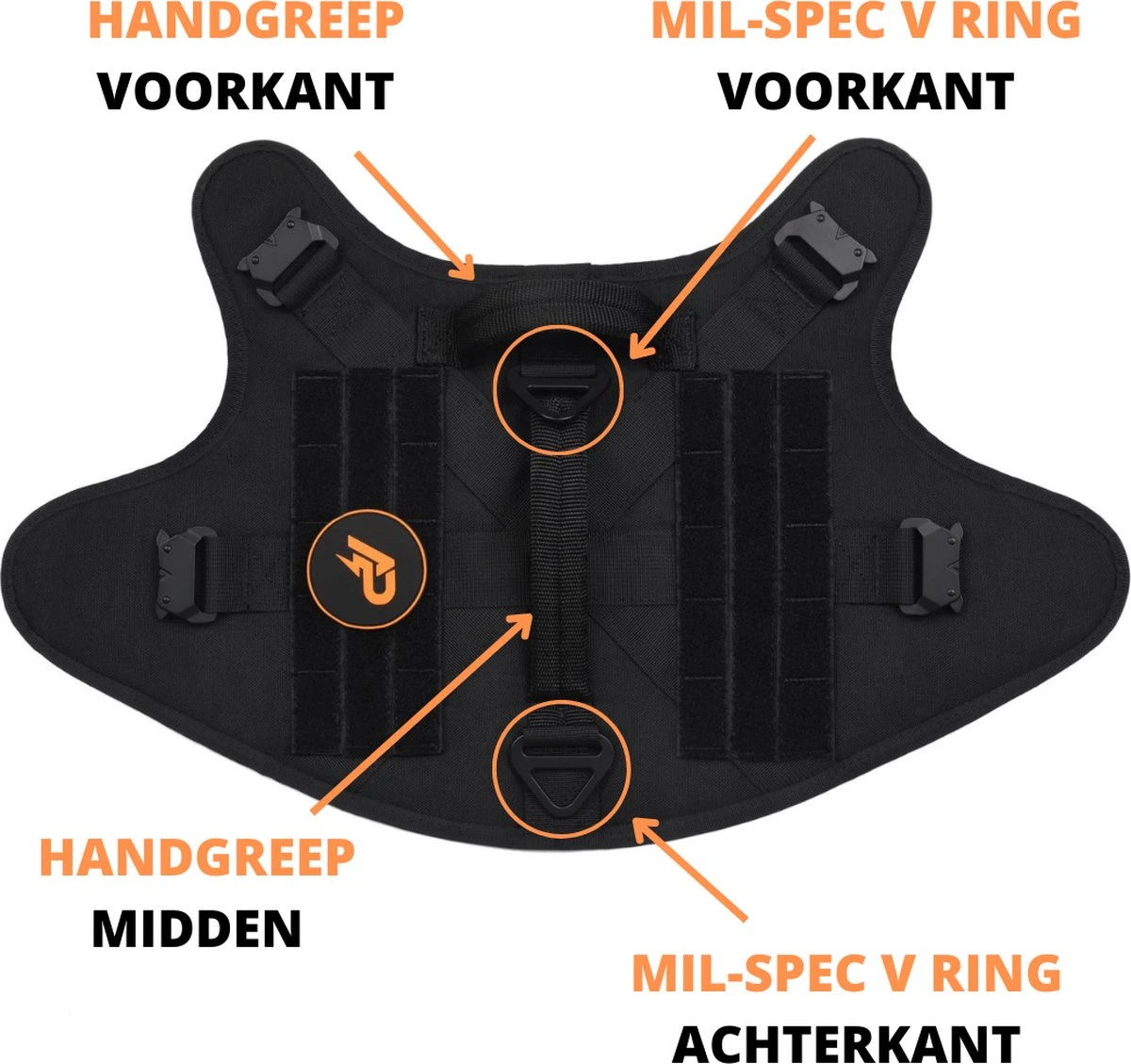 Always Prepared © Pro K9 Tuig + Riem – Anti Trek Tuig – Honden Harnas – Y Tuig Hond – Tactical Hondenvest – Best Getest 2022 – Tuigje Hond – Middel En Grote Hond – Honden Tuigje – Harnas Hond – Veiligheidstuig – 450KG Anti Trek Test – Zwart Maat S 4 Always Prepared © Pro K9 Tuig + Riem – Anti Trek Tuig – Honden Harnas – Y Tuig Hond – Tactical Hondenvest – Best Getest 2022 – Tuigje Hond – Middel En Grote Hond – Honden Tuigje – Harnas Hond – Veiligheidstuig – 450KG Anti Trek Test – Zwart Maat S - Afbeelding 2