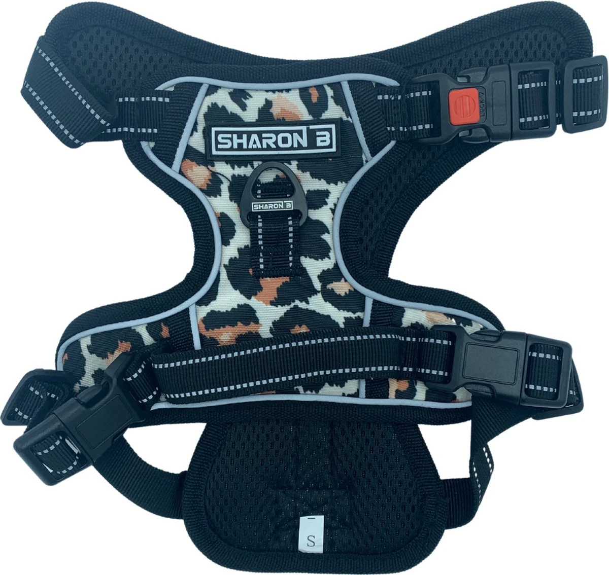 Antitrek Hondentuigje - Middelgrote Honden - Luipaard - Maat M - Borstring - Reflecterend 10 Antitrek Hondentuigje - Middelgrote Honden - Luipaard - Maat M - Borstring - Reflecterend - Afbeelding 8