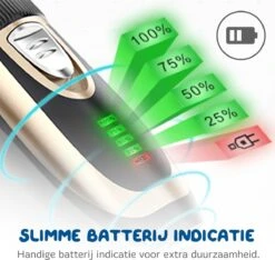 Pawwy Dieren Tondeuse Set Draadloos Voor Honden En Katten – Voor Dikke Vacht - Hondentondeuse – Hondentrimmer - Scheerapparaat - Goud -Huisdier Benodigdheden 1200x1135 3