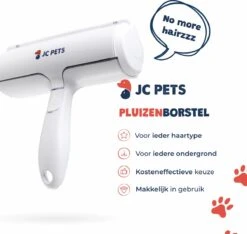 JC Pets Premium Pluizenborstel - Huisdierhaar Verwijderaar – Pluizenverwijderaar – Honden En Kattenhaar Verwijderaar - Ontpluizer - Pluizenroller -Huisdier Benodigdheden 1200x1137