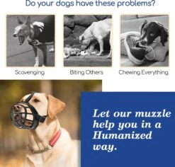 Nobleza Muilkorf Hond - Snuitomtrek 33 - Maat L - Zwart -Huisdier Benodigdheden 1200x1147 3