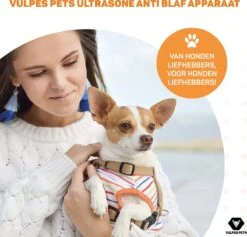 Vulpes Pets® Ultrasone Anti Blaf Apparaat – 3-in-1 Anti Blaf Apparaat Pro - Diervriendelijk & Zonder Schok - Alternatief Anti Blafband - Voor Kleine & Grote Honden - Audio - Flashlight - USB-Oplaadbaar -Huisdier Benodigdheden 1200x1151 2