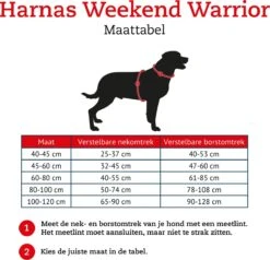 Hurtta Weekend Warrior Harness Zwart Maat - 60-80 -Huisdier Benodigdheden 1200x1155 4