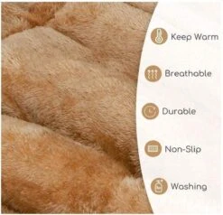 Nobleza Benchkussen - Dierenkussen - Hondenkussen - Kattenkussen - Benchmat - Dierenmat - Hondenmat - Kattenmat - Bruin - Maat S -Huisdier Benodigdheden 1200x1158 8