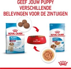 Royal Canin Shn Medium Puppy Pouch - Hondenvoer - 10 X 140 G -Huisdier Benodigdheden 1200x1159 23