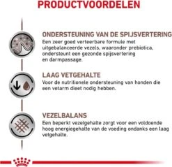 Royal Canin Gastro Intestinal Low Fat - Hondenvoer - 12 Kg -Huisdier Benodigdheden 1200x1163 7