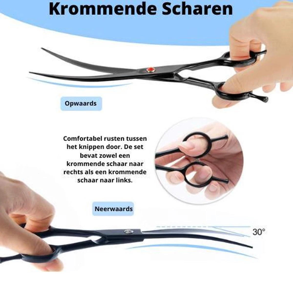 Petsify - Professionele 8-delige Huisdier Knipset - Effileerschaar Hond - Kam Hond - Schaar Hond - Katten Kam - Hondenschaar - Trimschaar Voor Honden - Kapperset - Zwart 8 Petsify - Professionele 8-delige Huisdier Knipset - Effileerschaar Hond - Kam Hond - Schaar Hond - Katten Kam - Hondenschaar - Trimschaar Voor Honden - Kapperset - Zwart - Afbeelding 7
