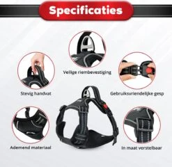 Purrr Fect Hondentuigje - Anti-Trek Tuig - Hondenharnas - Y Tuig Hond - Waterproof - Reflecterend - Verstelbaar - Maat L 14 Purrr Fect Hondentuigje - Anti-Trek Tuig - Hondenharnas - Y Tuig Hond - Waterproof - Reflecterend - Verstelbaar - Maat L -Huisdier Benodigdheden 1200x1167 15