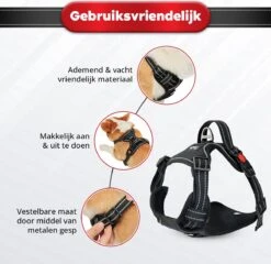 Purrr Fect Hondentuigje - Anti-Trek Tuig - Hondenharnas - Y Tuig Hond - Waterproof - Reflecterend - Verstelbaar - Maat L 15 Purrr Fect Hondentuigje - Anti-Trek Tuig - Hondenharnas - Y Tuig Hond - Waterproof - Reflecterend - Verstelbaar - Maat L -Huisdier Benodigdheden 1200x1167 16