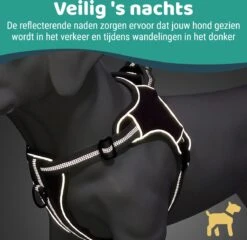 Mmoods Hondentuigje Grijs - Anti-Trek Tuig Voor Puppy's - Hondenharnas Voor Kleine Honden - Reflecterende Halsband Hond - Hondenhalsband Maat S -Huisdier Benodigdheden 1200x1167 20