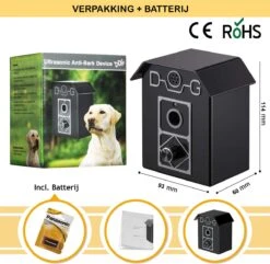 Merkloos Barky® Anti Blaf Apparaat Honden Ultrasoon Hondentrainer Incl Batterij - Anti Blafband Alternatief Veilig & Diervriendelijk - Dog Anti Bark Control -Huisdier Benodigdheden 1200x1172 2