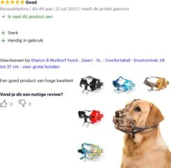 Sharon B Muilkorf Hond - Zwart - XL - Comfortabel - Snuitomtrek 34 Tot 37 Cm - Voor Grote Honden 23 Sharon B Muilkorf Hond - Zwart - XL - Comfortabel - Snuitomtrek 34 Tot 37 Cm - Voor Grote Honden -Huisdier Benodigdheden 1200x1174 7