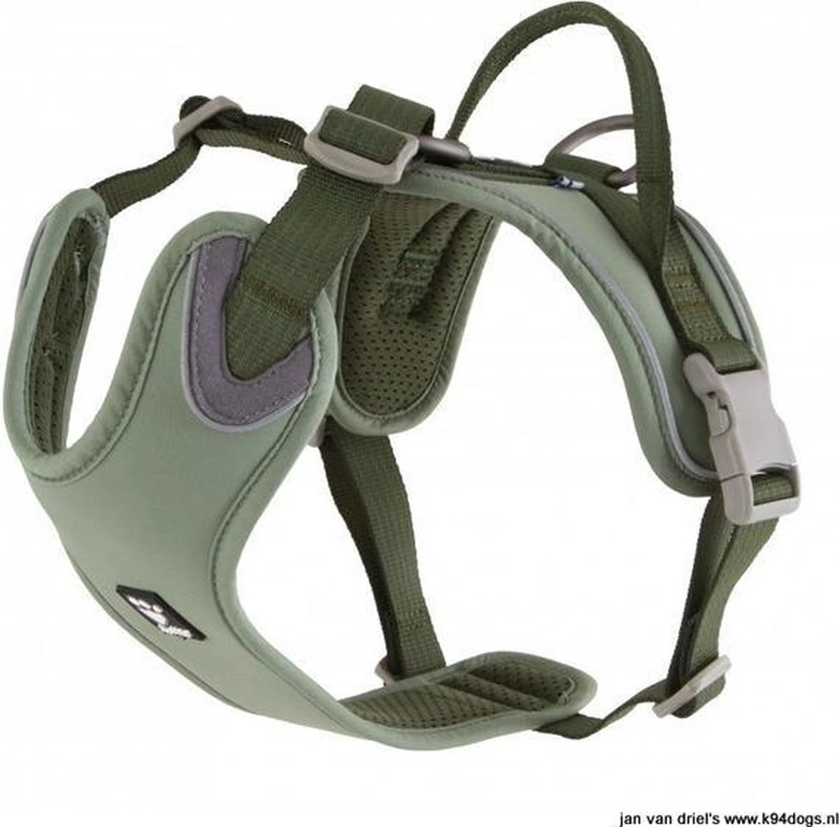 Hurtta Weekend Warrior Eco Harness - 45/60 Cm - Hedge 11 Hurtta Weekend Warrior Eco Harness - 45/60 Cm - Hedge - Afbeelding 9