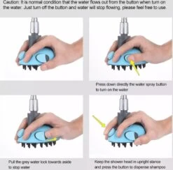 WVspecials Huisdieren Douche - Douche Voor Honden - Honden Douche - Inclusief Slang - Inclusief Drie Kraanadapters - Geschikt Voor Binnen En Buiten - Hondendouche - Hondenbad - Hondenborstel - Hondenkam - Hondenwassen - Hondenzwembad - Tuinslang -Huisdier Benodigdheden 1200x1187 1