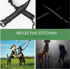 Nobleza Splitter Hondenriem - Dubbel Aanlijnriem Voor Honden - Splitter Verstelbaar - Zwart -Huisdier Benodigdheden 1200x1187 2