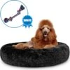 Pawzle Hondenmand - Donut Hondenkussen - Kattenmand - Bed Voor Honden & Katten - Wasbaar - 120cm - Zwart -Huisdier Benodigdheden 1200x1189 13