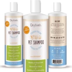Oxyfresh Pets Hondenshampoo & Kattenshampoo - 237ml - Diervriendelijke Shampoo Voor Honden En Katten Zonder Irriterende Bestanddelen