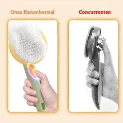 Merkloos Kattenborstel - Hondenborstel - Kattenkam - Pompoen Borstel - Kattenhaar - Haarverwijderaar Voor Huisdieren - Huisdierhaar Verwijderaar -Huisdier Benodigdheden 1200x1198 3