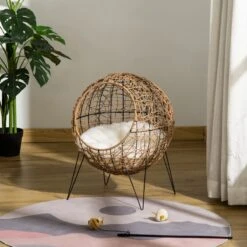 PawHut Kattenhuis Met Metalen Frame D30-442 13 PawHut Kattenhuis Met Metalen Frame D30-442 -Huisdier Benodigdheden 1200x1200 1016