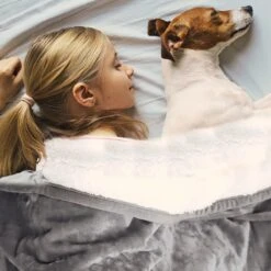 Hondendeken, Fleece, Waterdicht, Wasbaar, Hondenmat, Huisdier, Warme Zachte Deken Voor Hondendeken, Kattendeken, Deken Voor Katten En Honden, Waterdichte Deken Voor Bank, Bed, 150 X 127 Cm -Huisdier Benodigdheden 1200x1200 1019