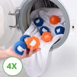 Merkloos Wasdrogerbollen - Haarverwijderaar Huisdieren - Haarvanger Wasmachine - Wasbollen - Drogerbollen - 4 Keer -Huisdier Benodigdheden 1200x1200 122