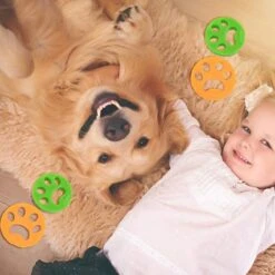 Merkloos Huisdierhaar Verwijderaar – Haarverwijderaar Voor Huisdieren- Pluizenverwijderaar - Furzapper - Kattenhaar Verwijderaar - Voor In De Wasmachine En Droger - 2 Stuks In 1 Verpakking - Kleur: Groen & Oranje -Huisdier Benodigdheden 1200x1200 149