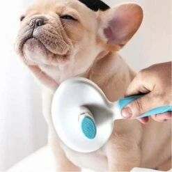 Merkloos Dierenborstel - Haarborstel Huisdieren - Borstel Voor Vacht Huisdier - Borstel Kat - Borstel Hond - Makkelijk Haar Verwijderen Met één Klik - Inclusief Speeltje - Kam Huisdier - Vachtverzorging - Massage -Huisdier Benodigdheden 1200x1200 170