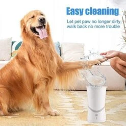 Merkloos Elektrische Hondenpootreiniger Draagbare Pet Voetenreinigingsborstel Zuigerkom Hondenvoetenreiniger Wasmachine Zachte Siliconenborstels Voor Modderige Poten Oplaadbare USB -Huisdier Benodigdheden 1200x1200 174