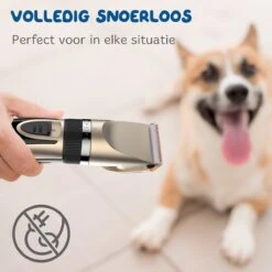 Pawwy Dieren Tondeuse Set Draadloos Voor Honden En Katten – Voor Dikke Vacht - Hondentondeuse – Hondentrimmer - Scheerapparaat - Goud -Huisdier Benodigdheden 1200x1200 200