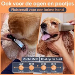 Happysnoots Hondentondeuse Draadloos Voor Dikke Vacht - Tondeuse Hond & Kat - Hondentrimmer - Professioneel Dieren Tondeuse -Huisdier Benodigdheden 1200x1200 208